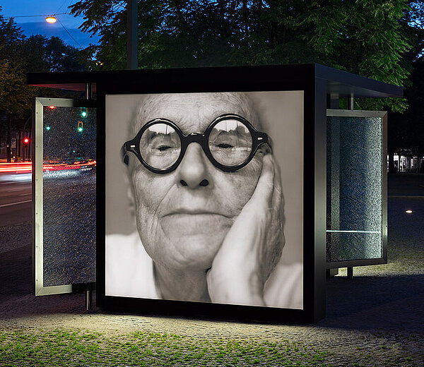 Bus Shelter XII: Shattered Glass / The Confessions of Philip Johnson
